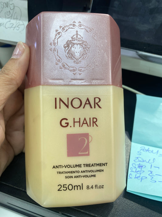 INOAR G.HAIR KERATIN ANTI-VOLUME TREATMENT STEP 2- 250 ML